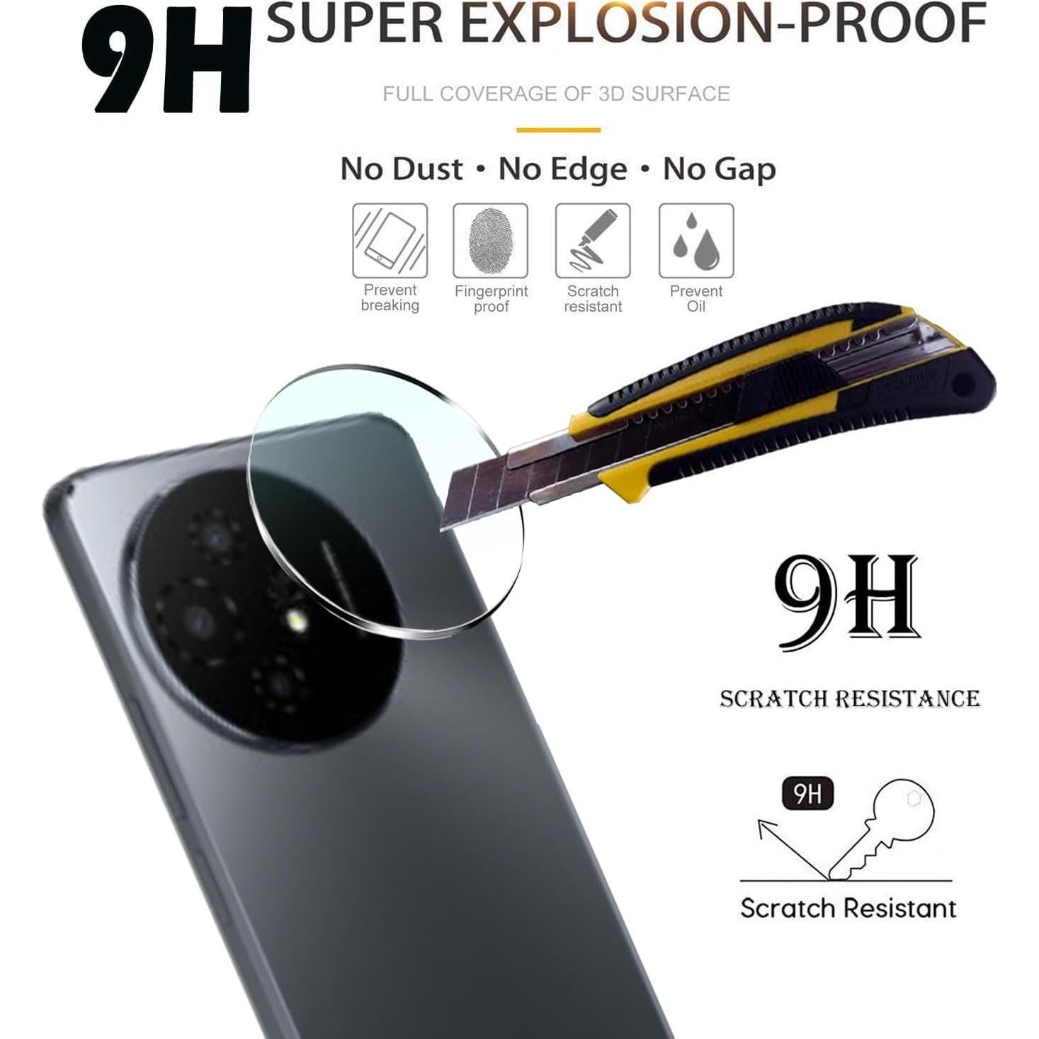 Protector de Lente de Cámara Tuxiwei para TCL 50 XL 5G - 2 Piezas