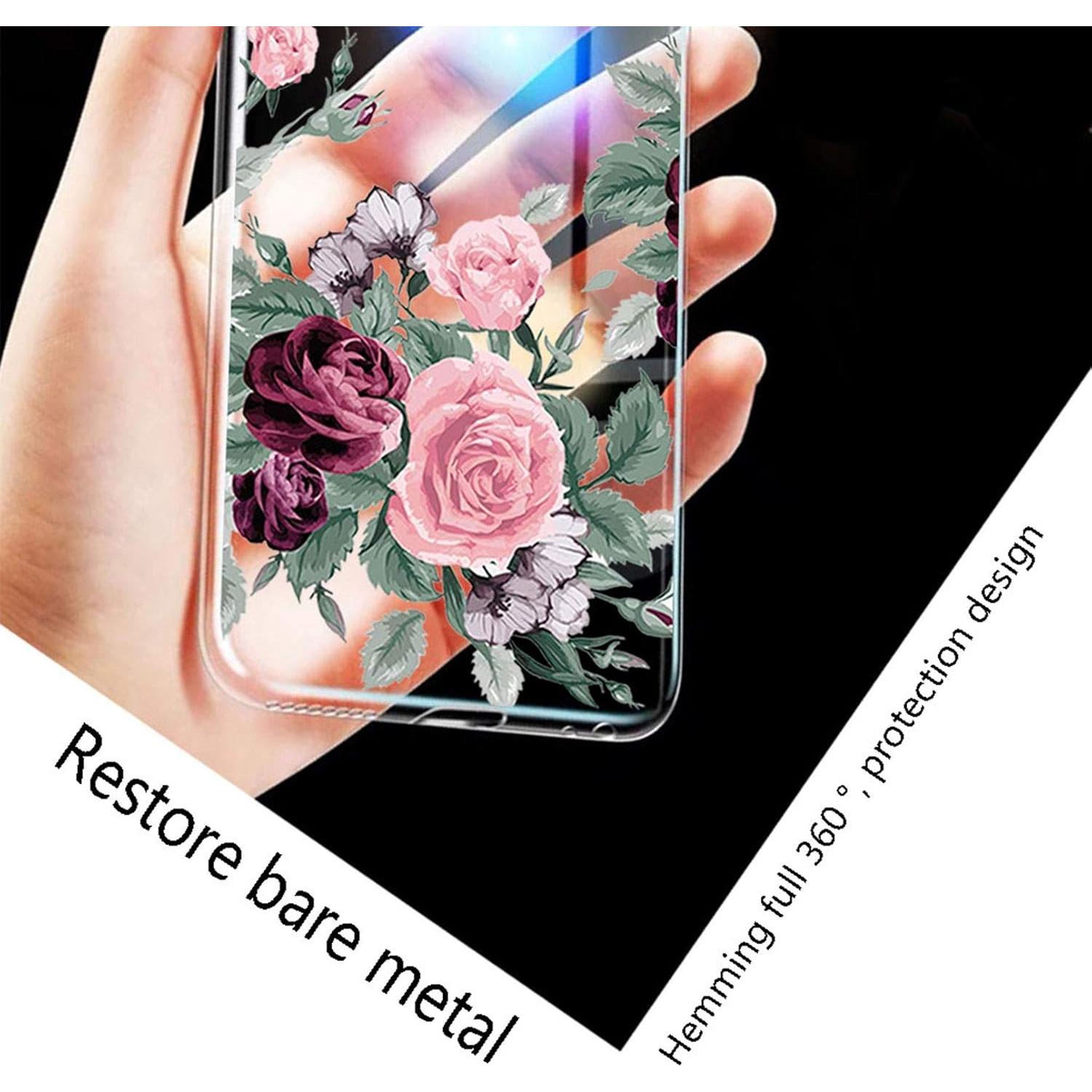 Funda Bumper KJYF para TCL 10 SE - Rojo, Anti-Golpes