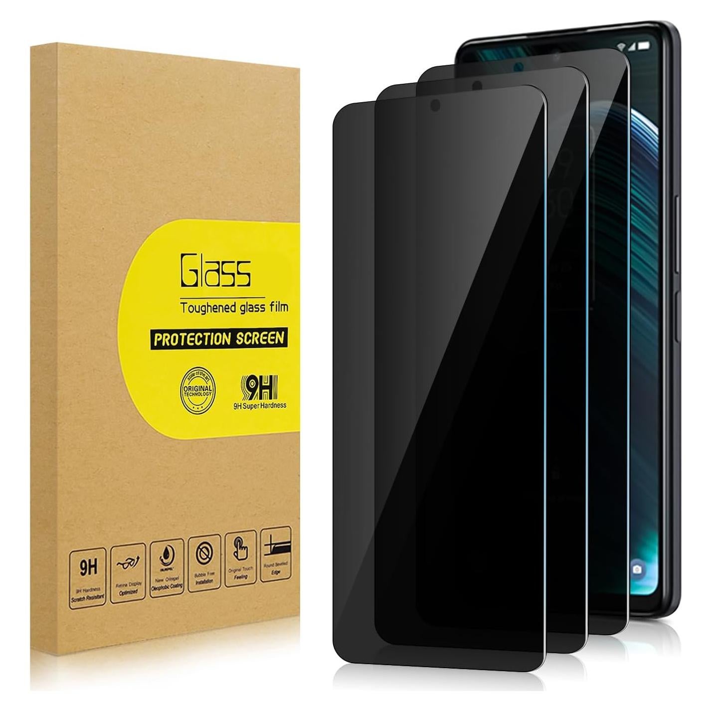 Paquete de 3 Protectores de Pantalla Privados Lokyoo para TCL Stylus 5G