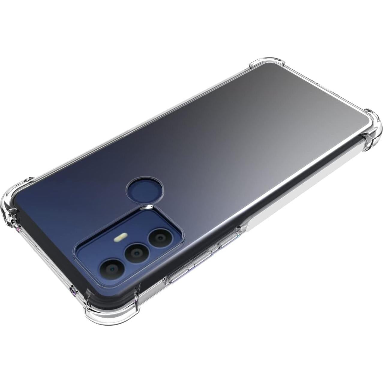 Funda TPU Transparente para TCL 30SE con 2 Protectores