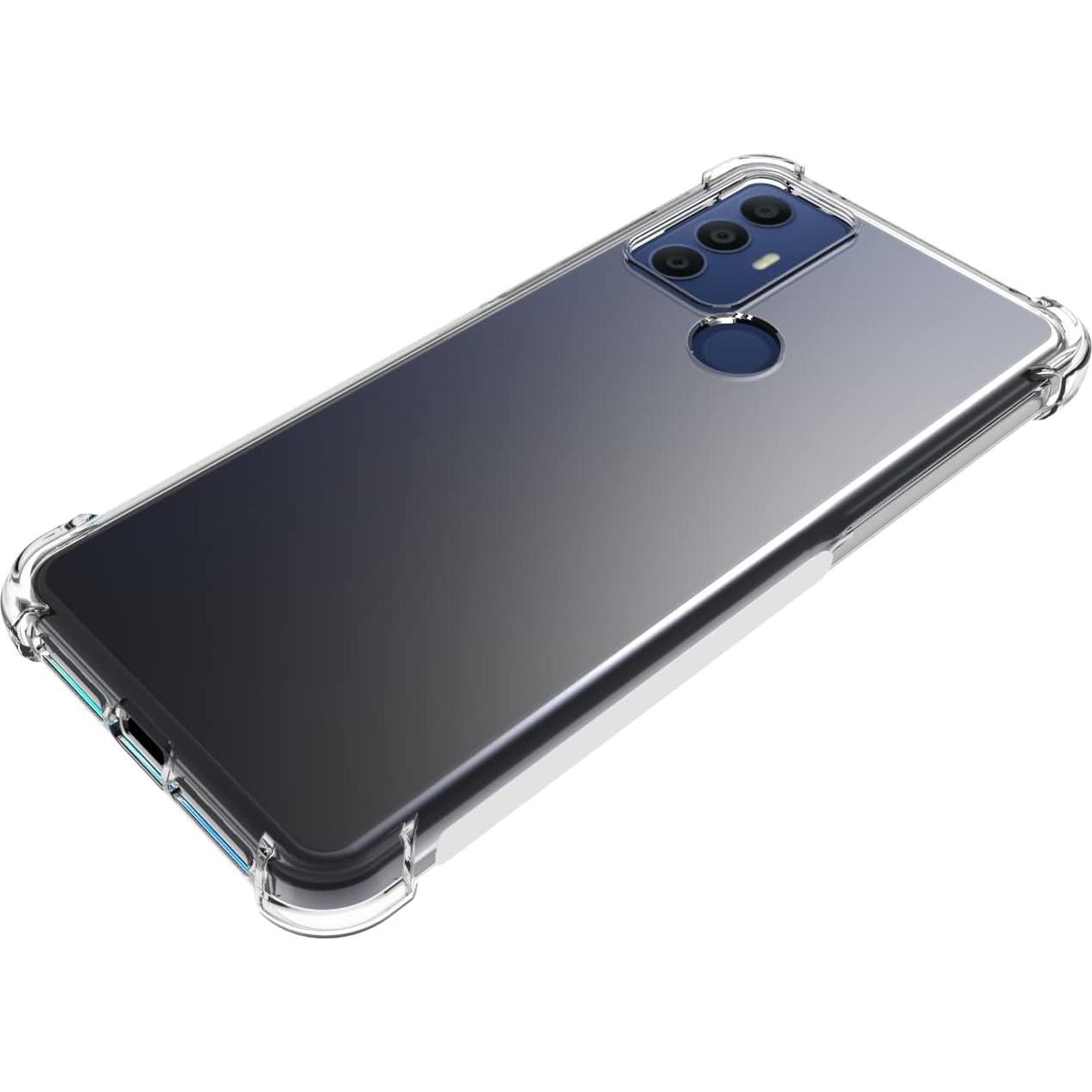 Funda TPU Transparente para TCL 30SE con 2 Protectores