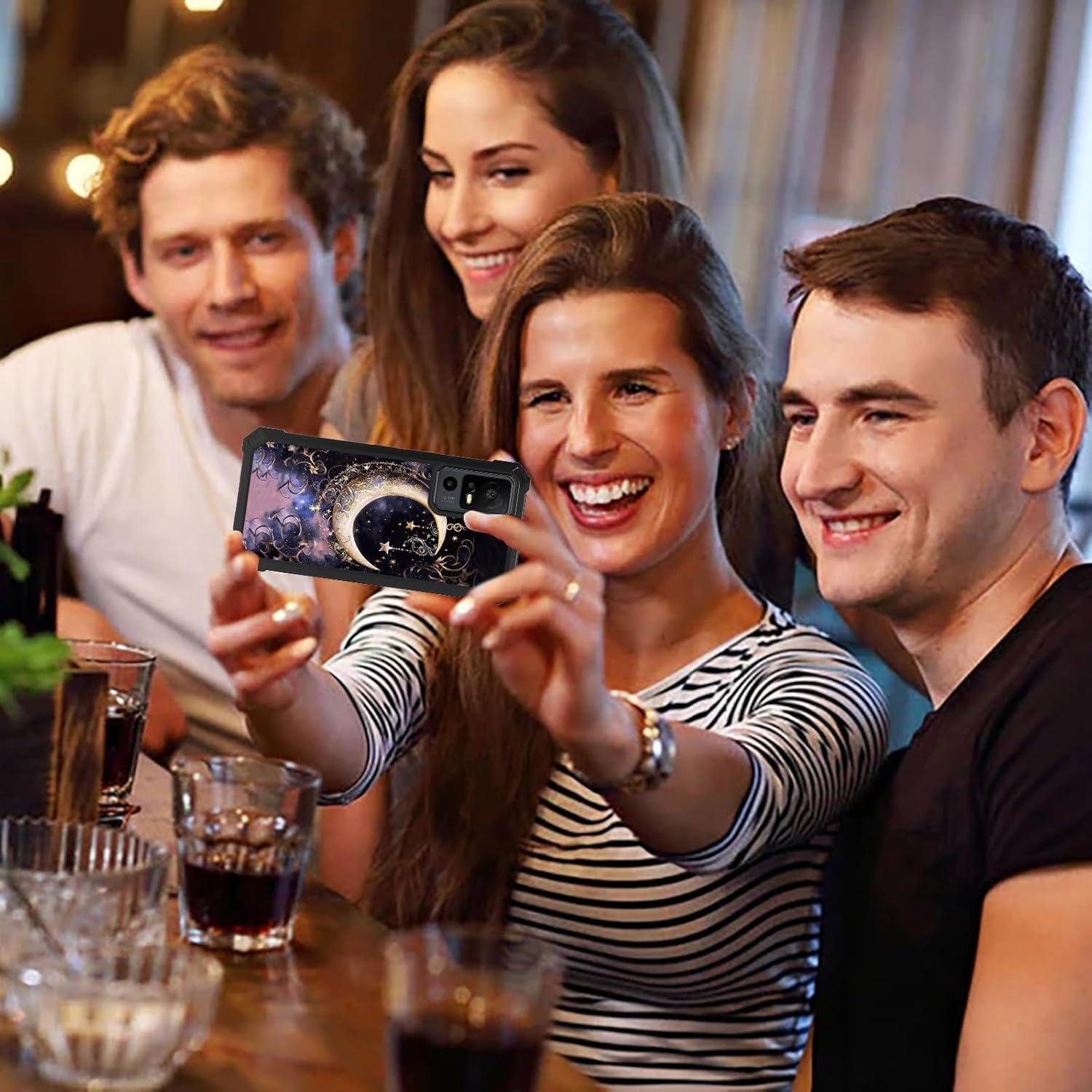 Funda para TCL 40 XE 5G JANENFNA con Protector de Pantalla