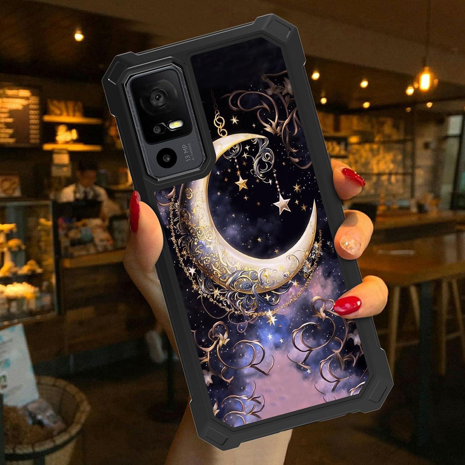 Funda para TCL 40 XE 5G JANENFNA con Protector de Pantalla