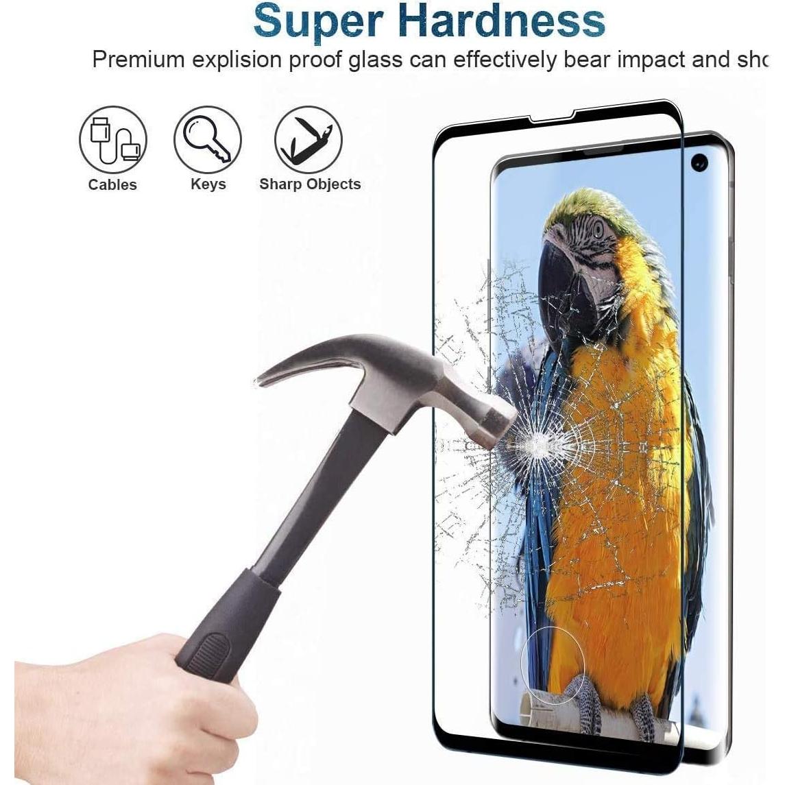 Funda TPU Transparente + 2 Protectores Vidrio TCL 10 Plus