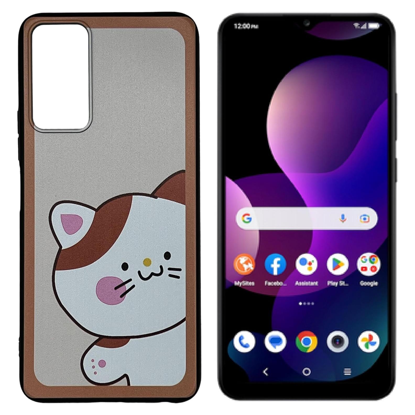 Funda TPU Flexible PT para TCL 40 XL T608M - Gato + Soporte