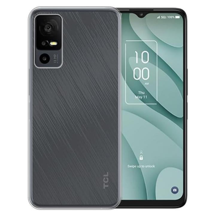 Funda Protectora Silicona Transparente para TCL 40 XE 5G