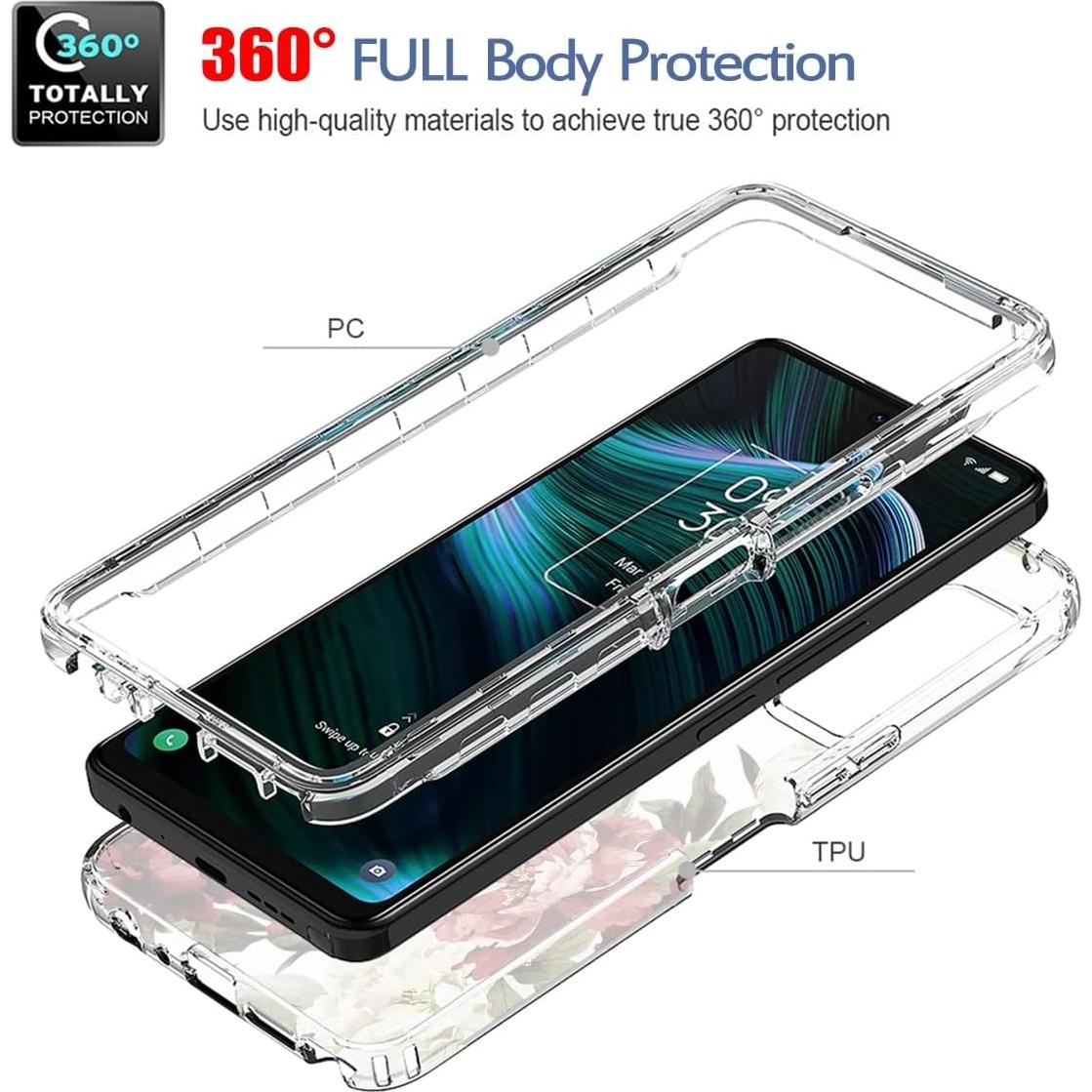 Funda Protectora para TCL Stylus 5G 2022 con Protector de Pantalla