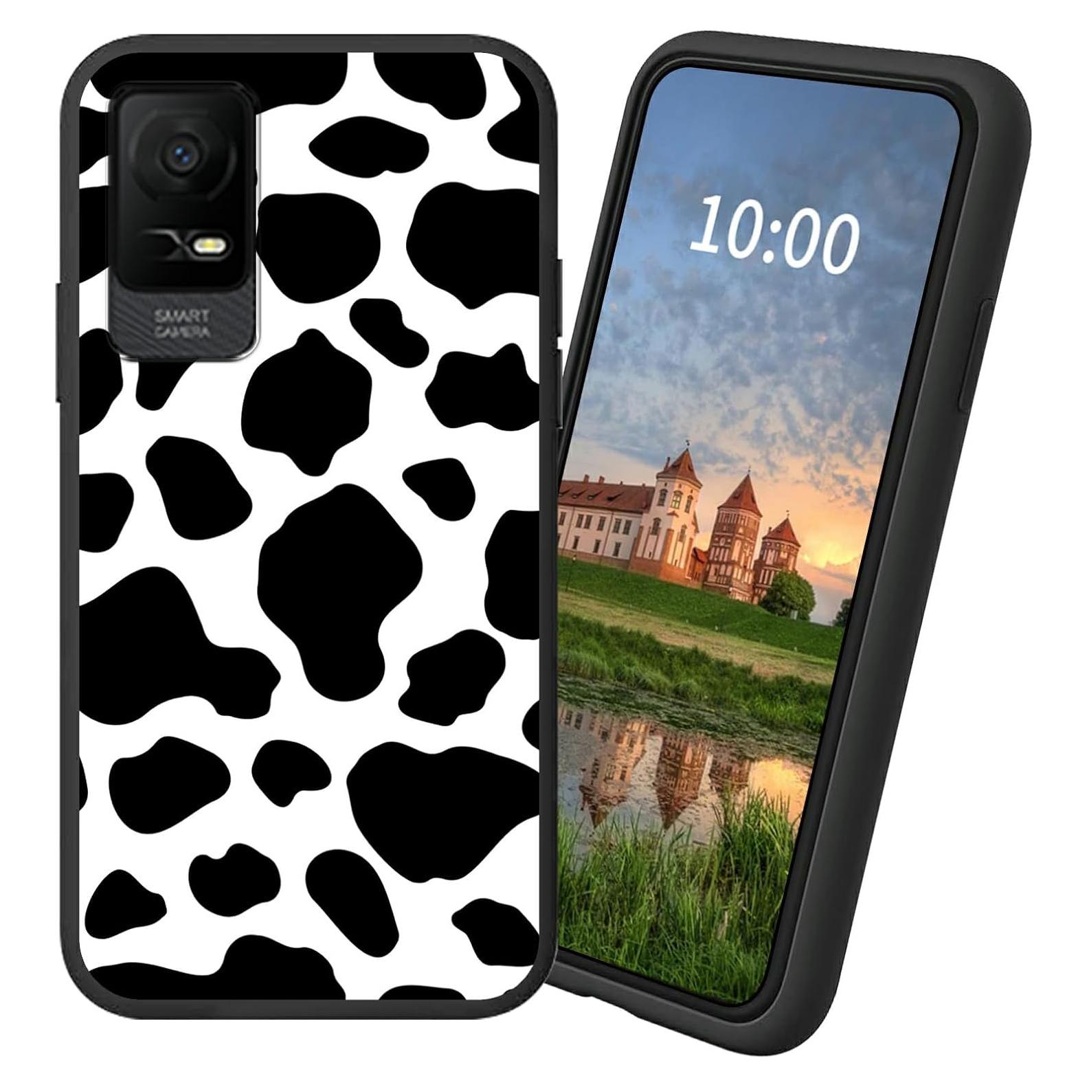 Funda TPU suave Dikoer para TCL Ion X/V 6.0" estampado vaca