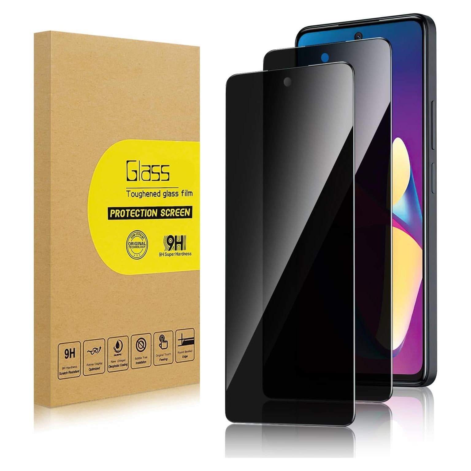 Paquete de 2 Protectores de Pantalla Privados Lokyoo para TCL 50 XL 2024