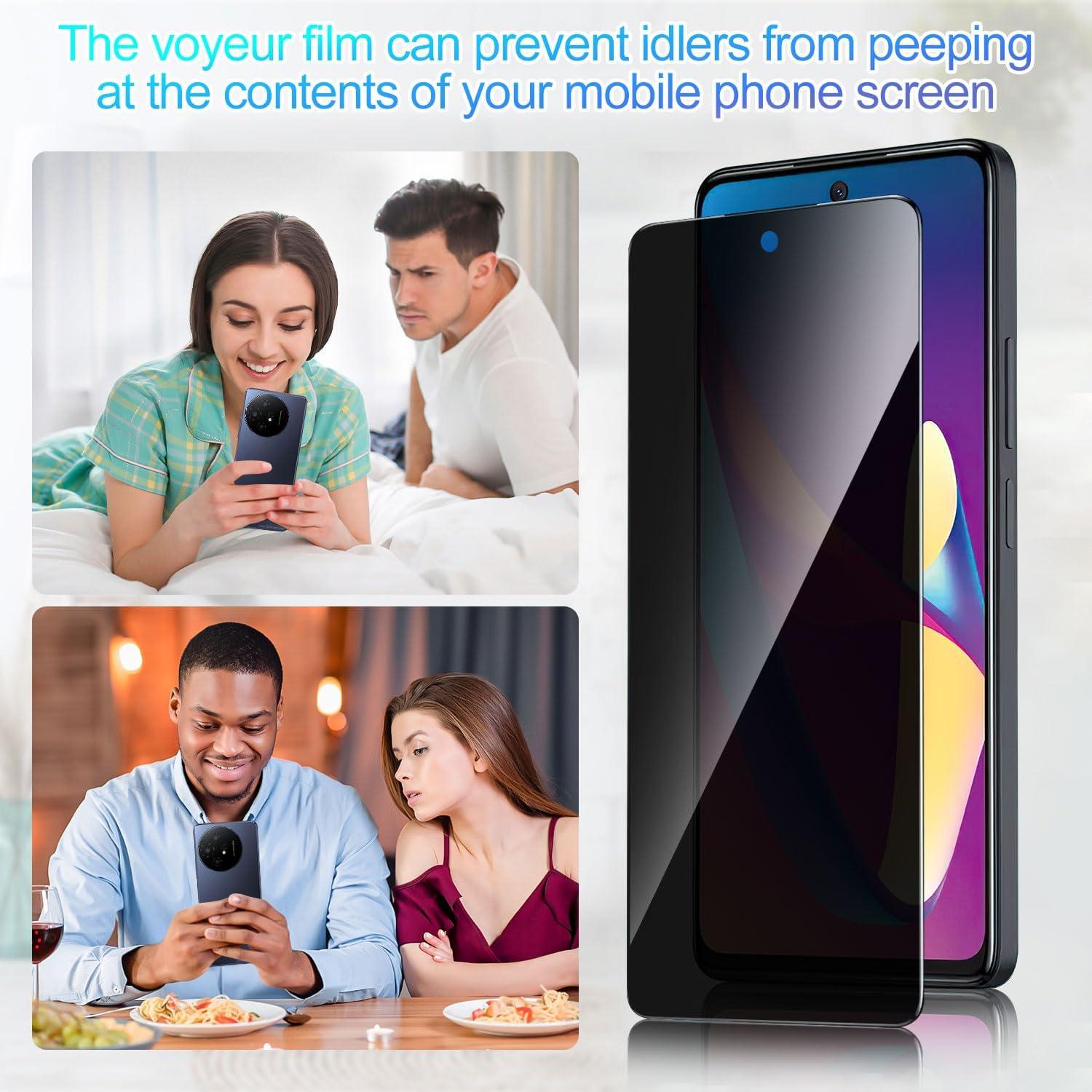 Paquete de 2 Protectores de Pantalla Privados Lokyoo para TCL 50 XL 2024