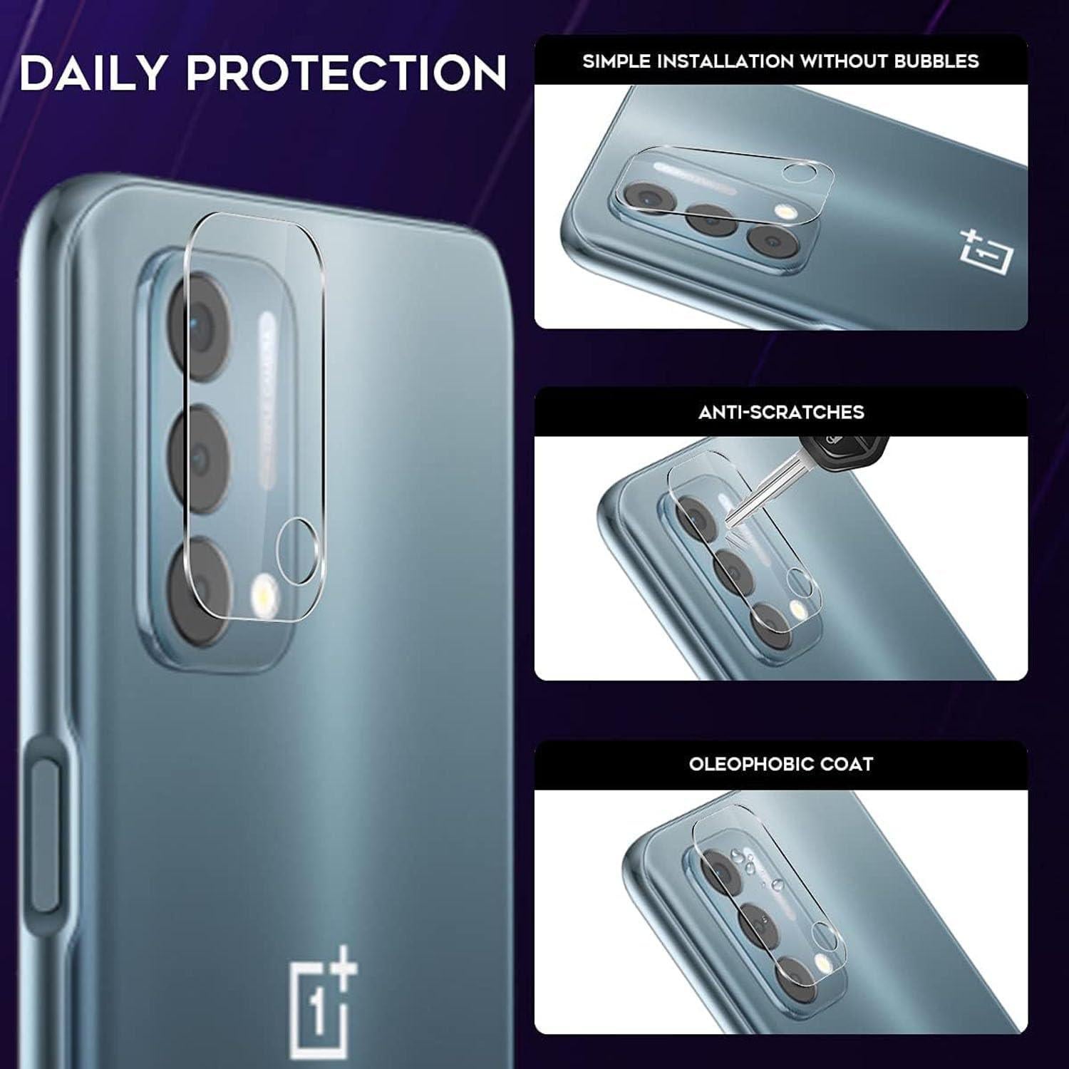 Paquete de 5 Protectores de Lente de Cámara DAMONDY para TCL 50 XL 5G