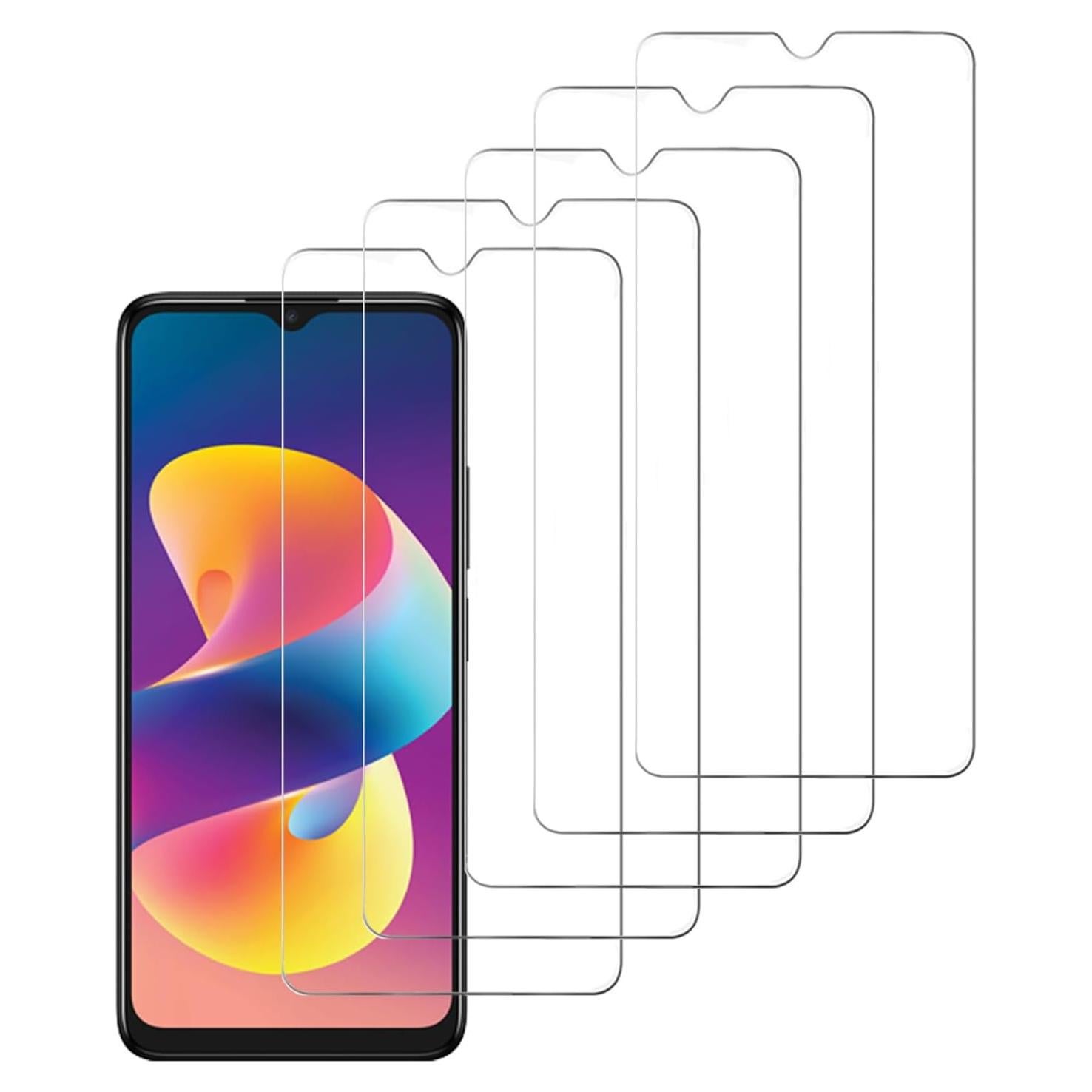 Paquete de 5 Protectores de Pantalla Vidrio Templado TCL K24