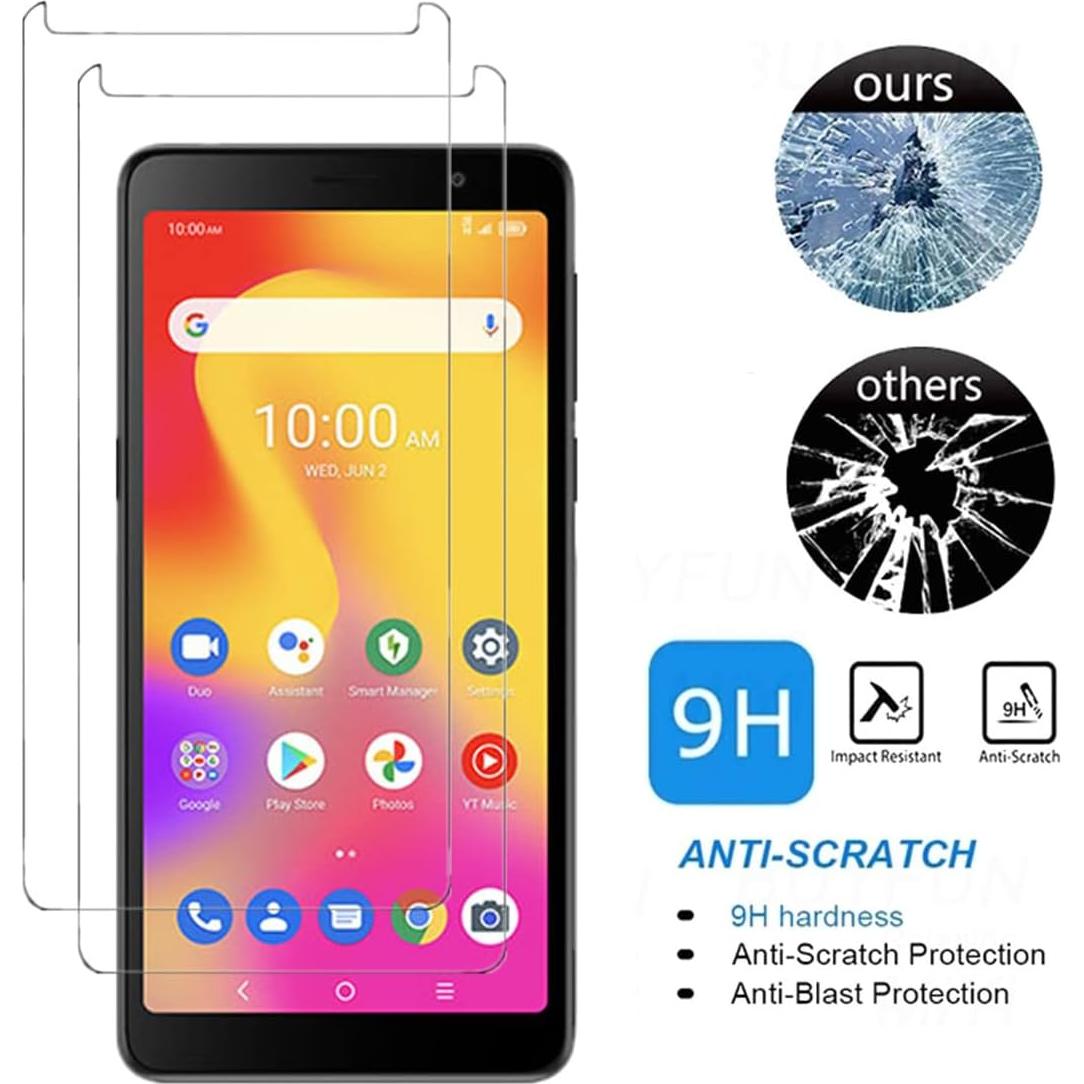 Protector de Pantalla TCL A30 AISELAN 2 Pcs Vidrio Templado 9H
