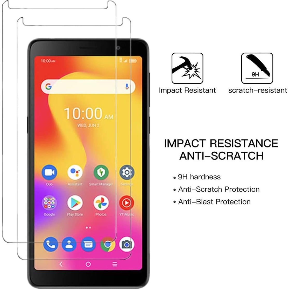 Protector de Pantalla TCL A30 AISELAN 2 Pcs Vidrio Templado 9H