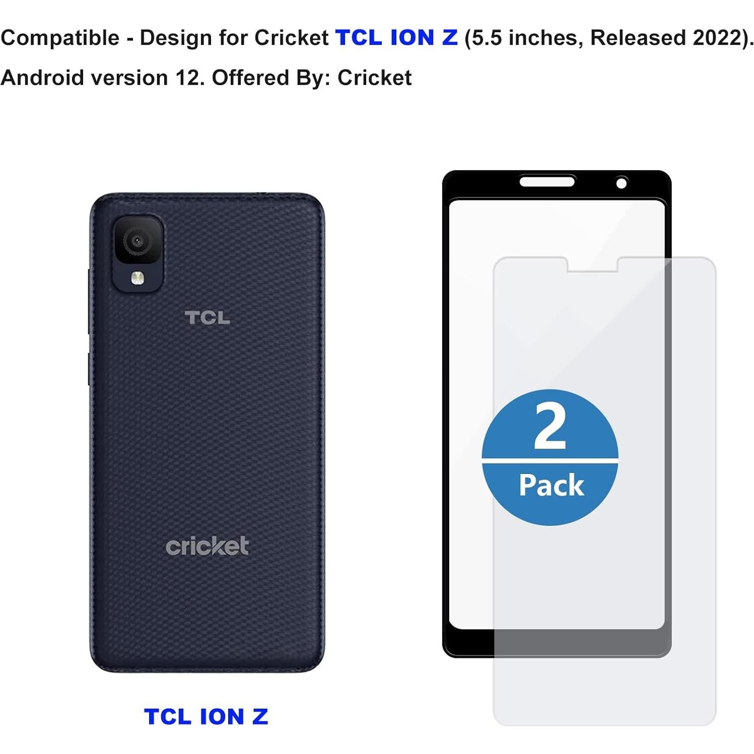 Protector de Pantalla Vidrio Templado Ailiber para TCL ION Z