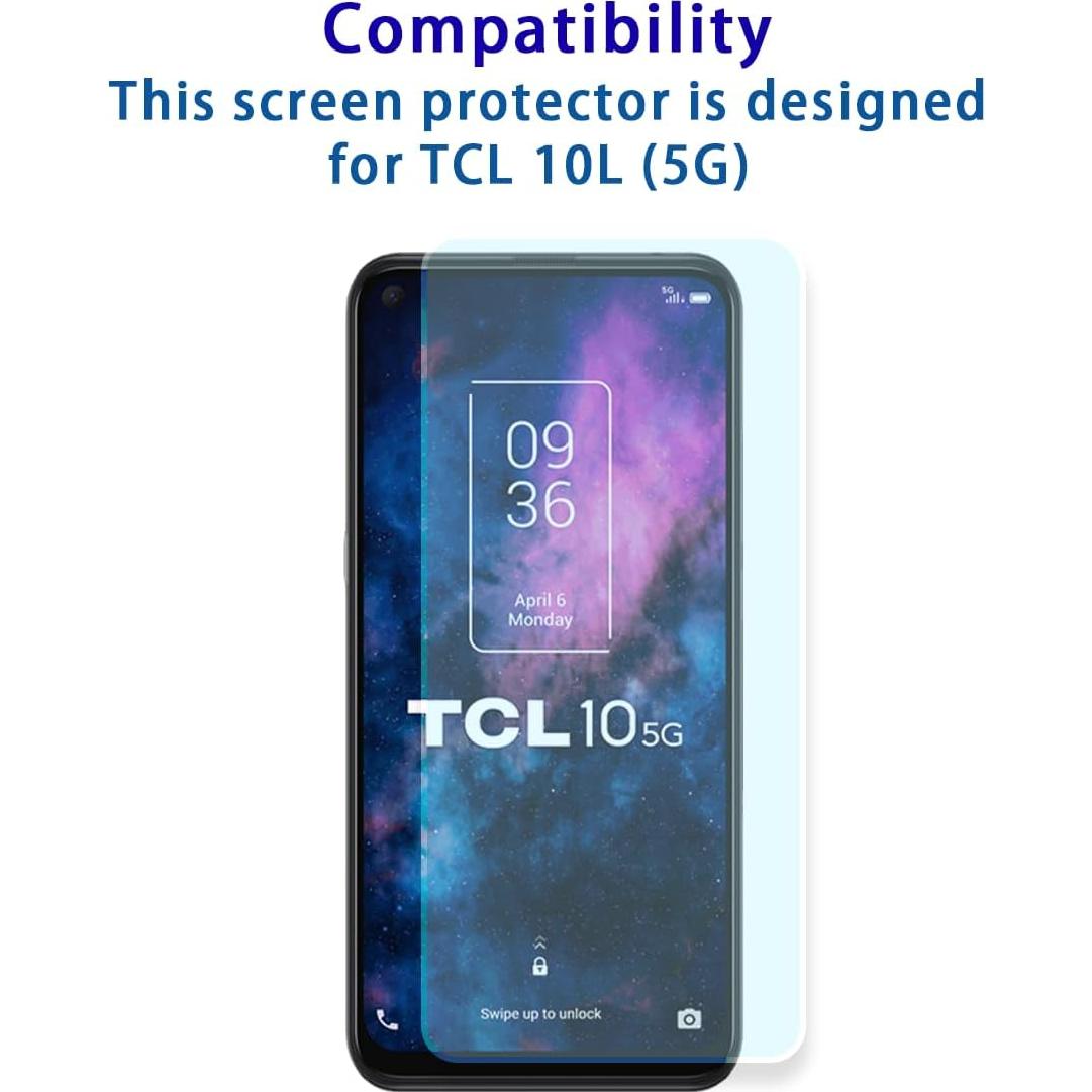 Protector de Pantalla Vidrio Templado TCL 10L(5G) 6.44" 9H