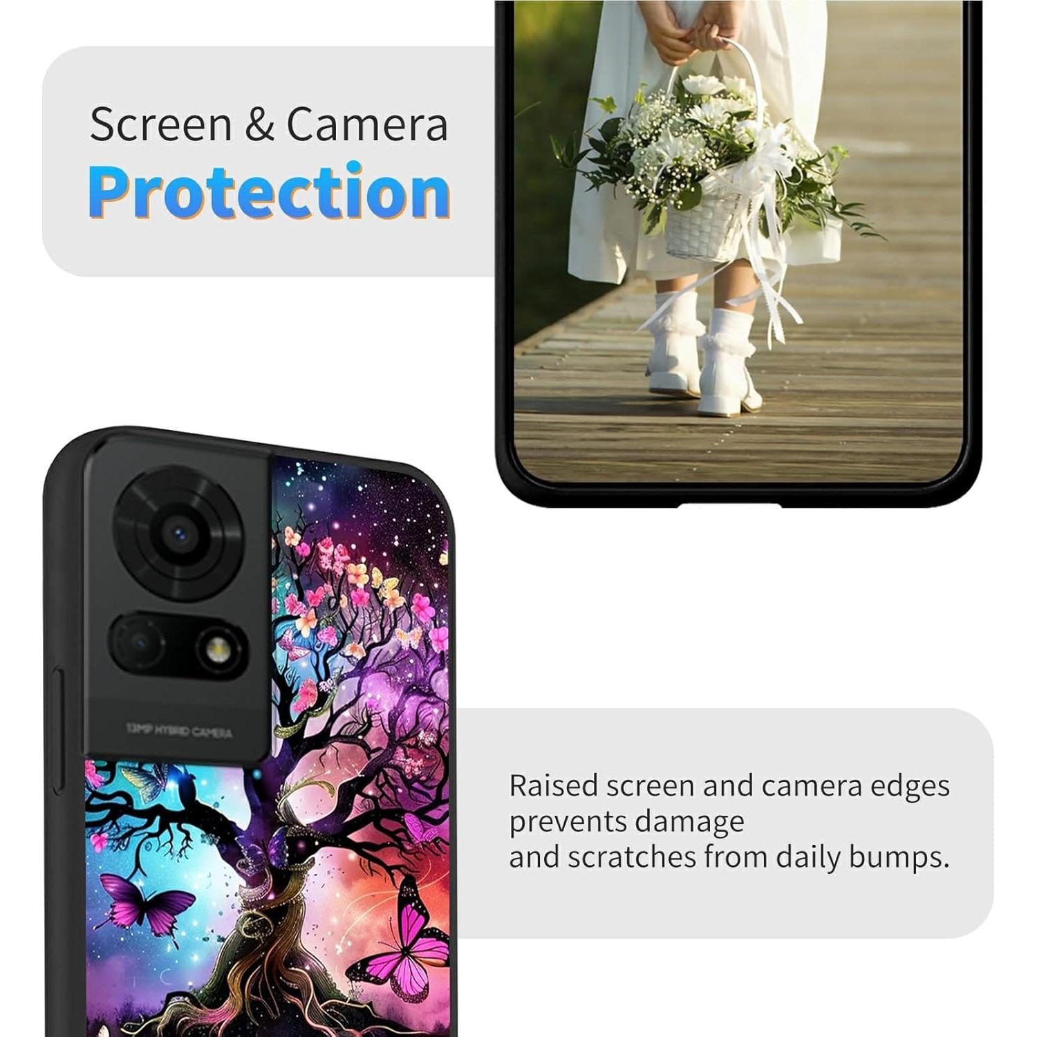 Funda TPU Suave Dikoer para TCL 50 LE 2024 6.6" Antigolpes