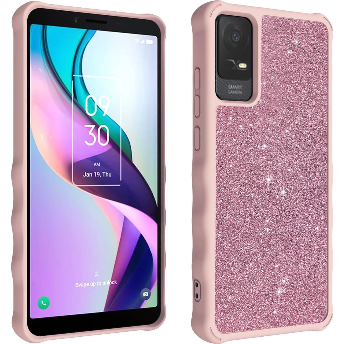 Funda para TCL ION V y ION X con protector y soporte 360°