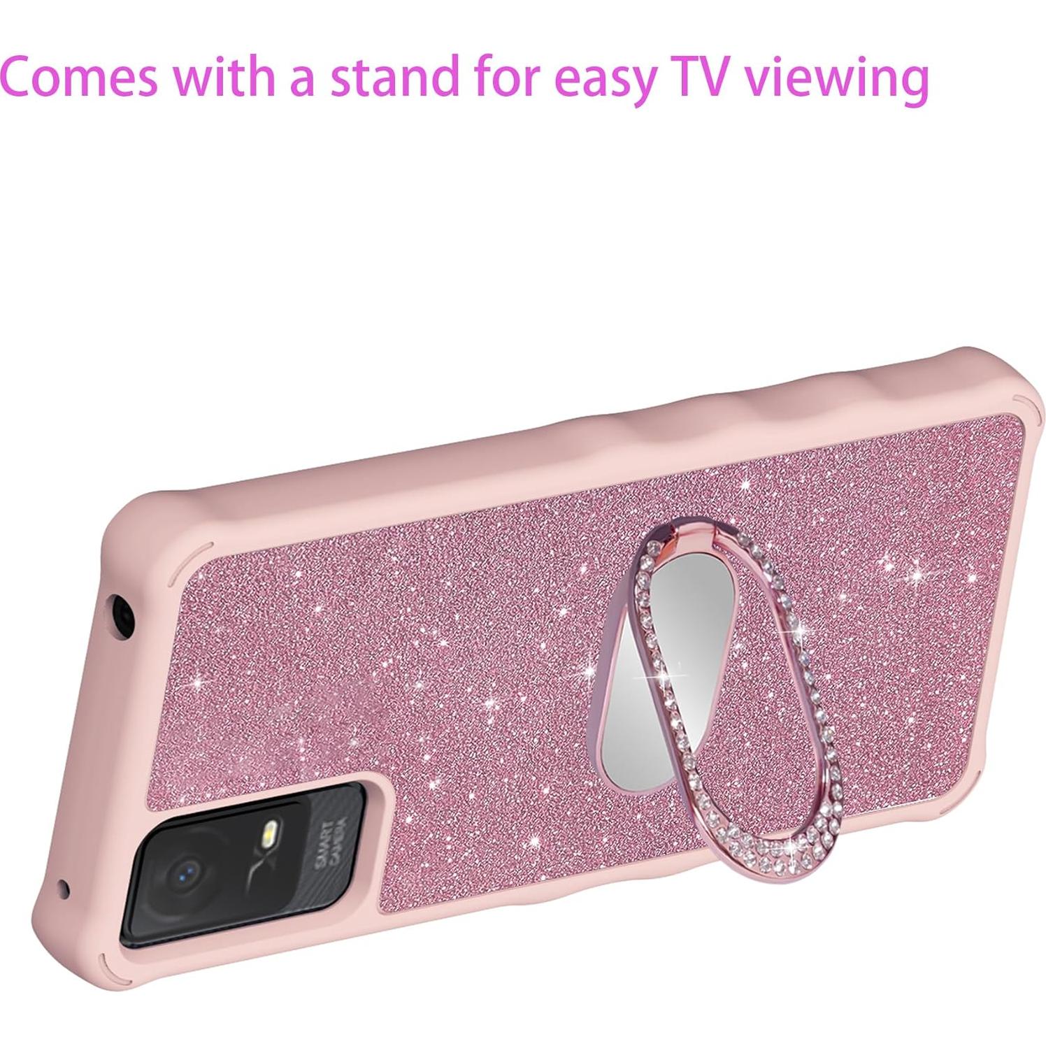 Funda para TCL ION V y ION X con protector y soporte 360°