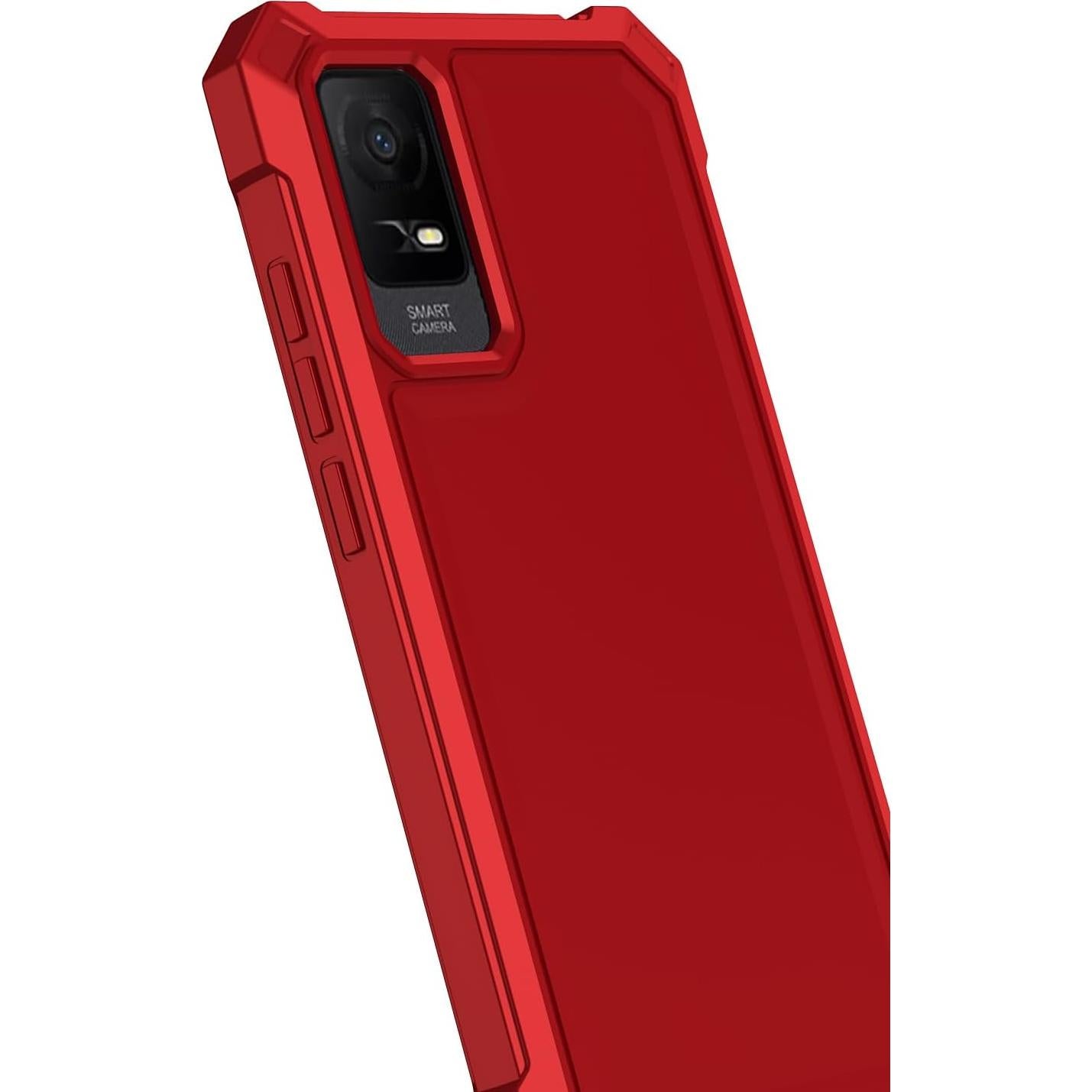 Funda protectora TCL ION X / ION V / TCL 40 Z roja con parachoques