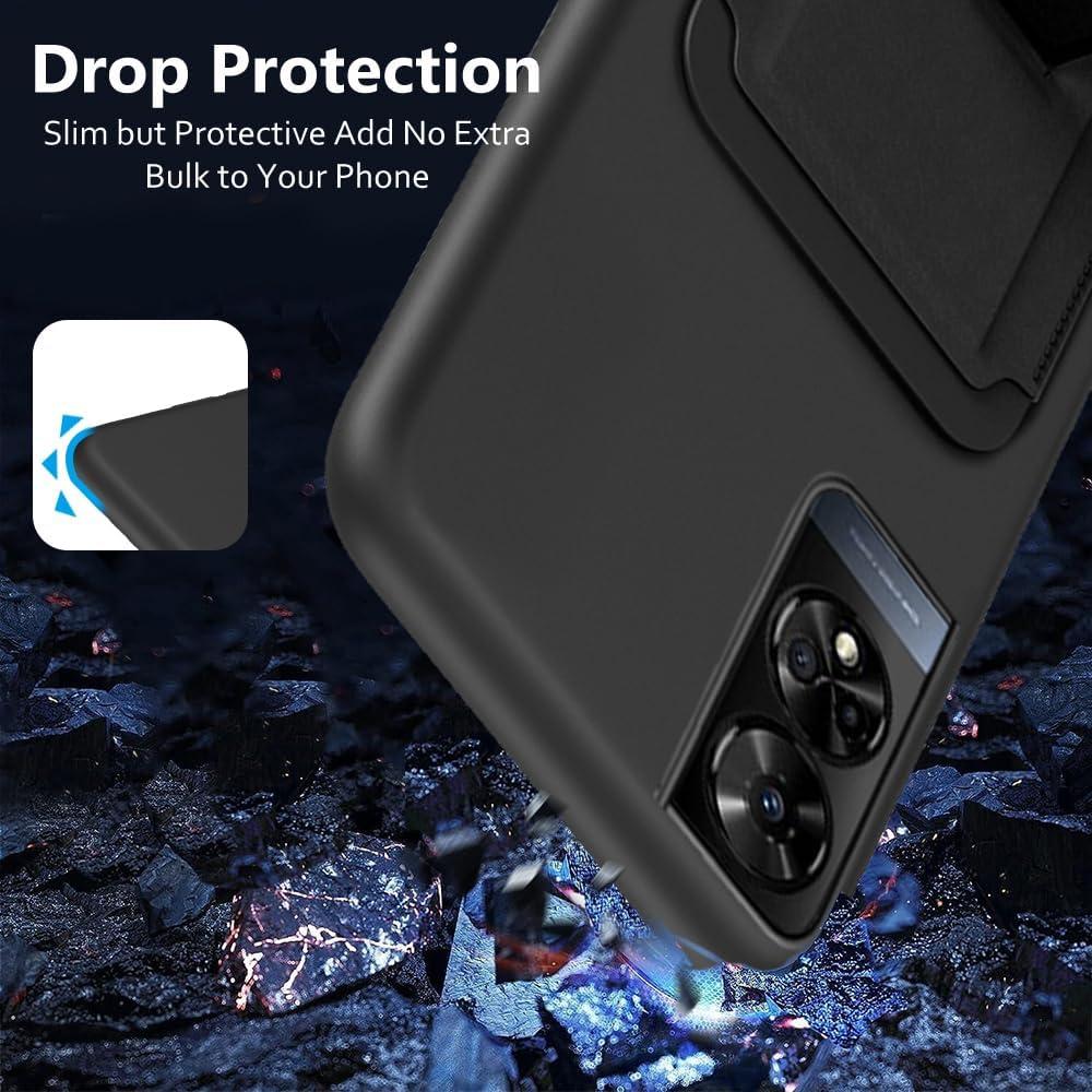 Funda Cartera Antichoque Pusiikeer para TCL 50 XE 5G - Negro