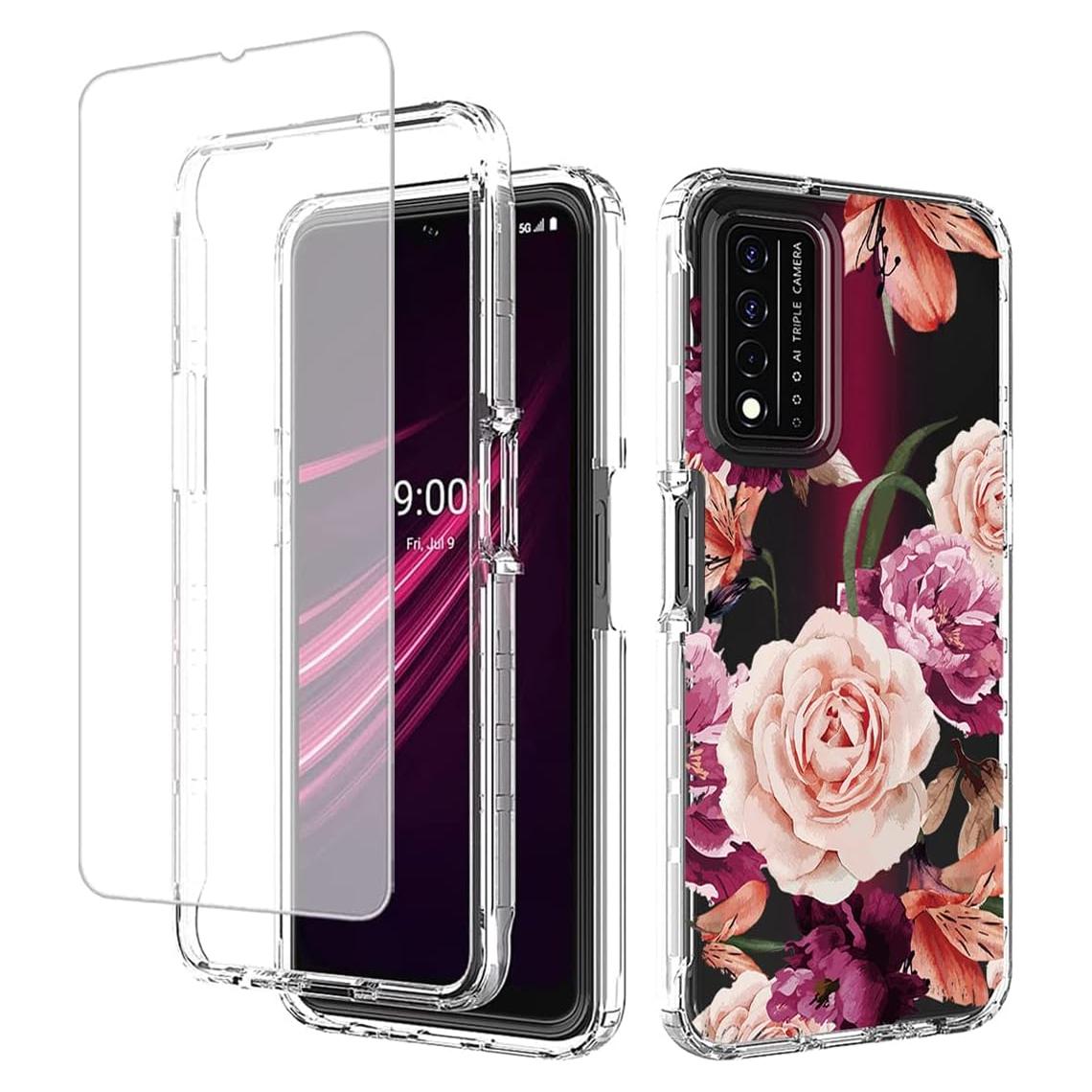 Funda Bumper T-Mobile Revvl V+ 5G con Protector de Pantalla