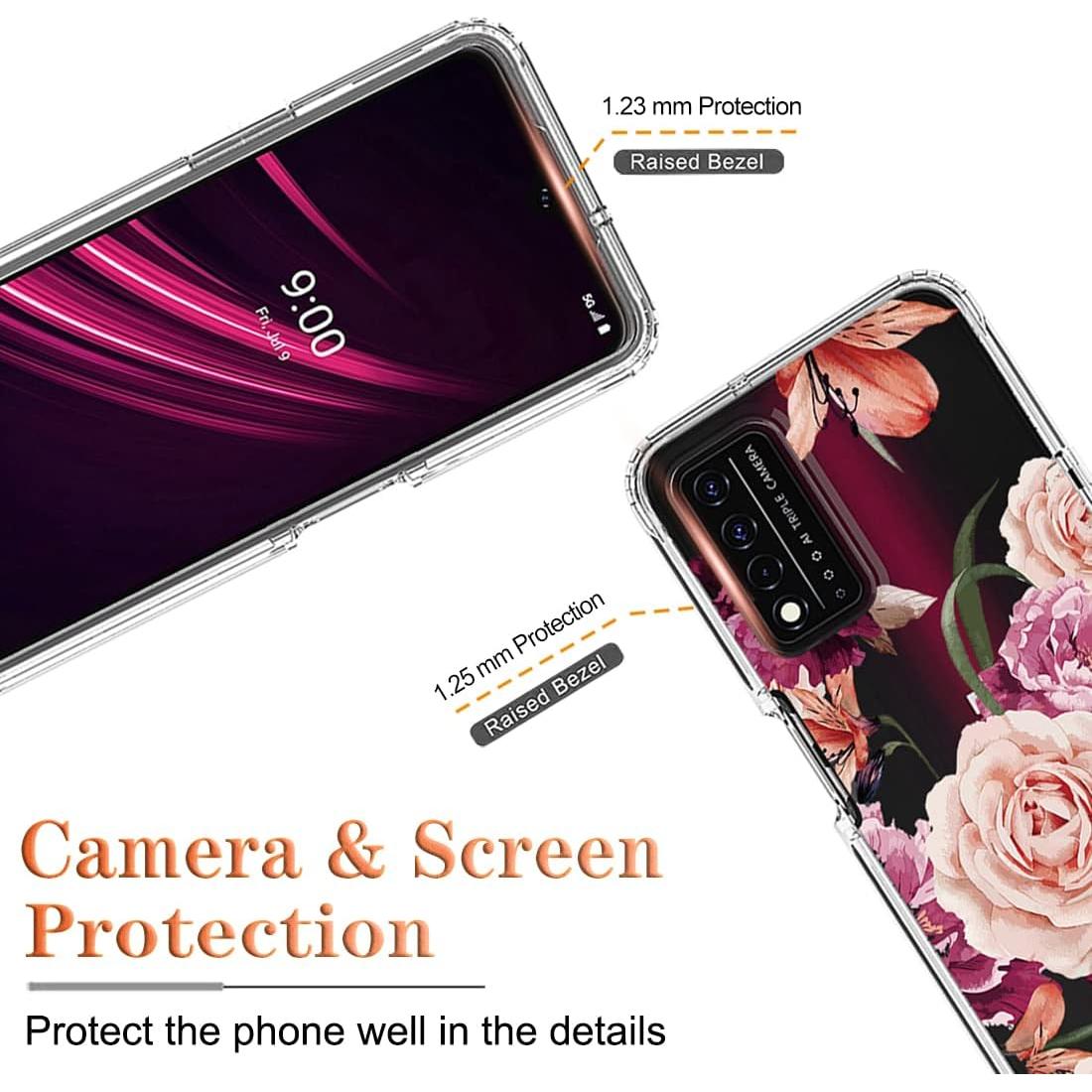 Funda Bumper T-Mobile Revvl V+ 5G con Protector de Pantalla