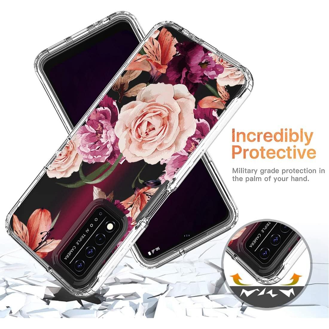 Funda Bumper T-Mobile Revvl V+ 5G con Protector de Pantalla