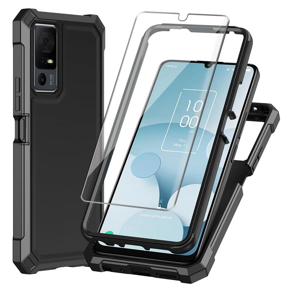 Funda Protectora TCL 40 XL + Protector de Pantalla Vidrio
