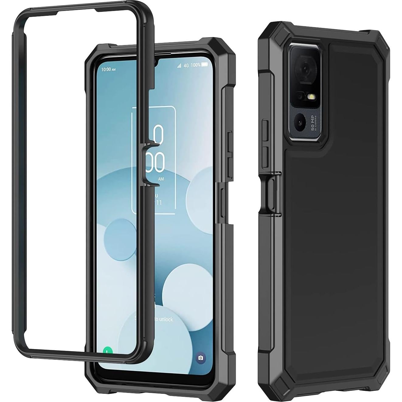 Funda Protectora TCL 40 XL + Protector de Pantalla Vidrio