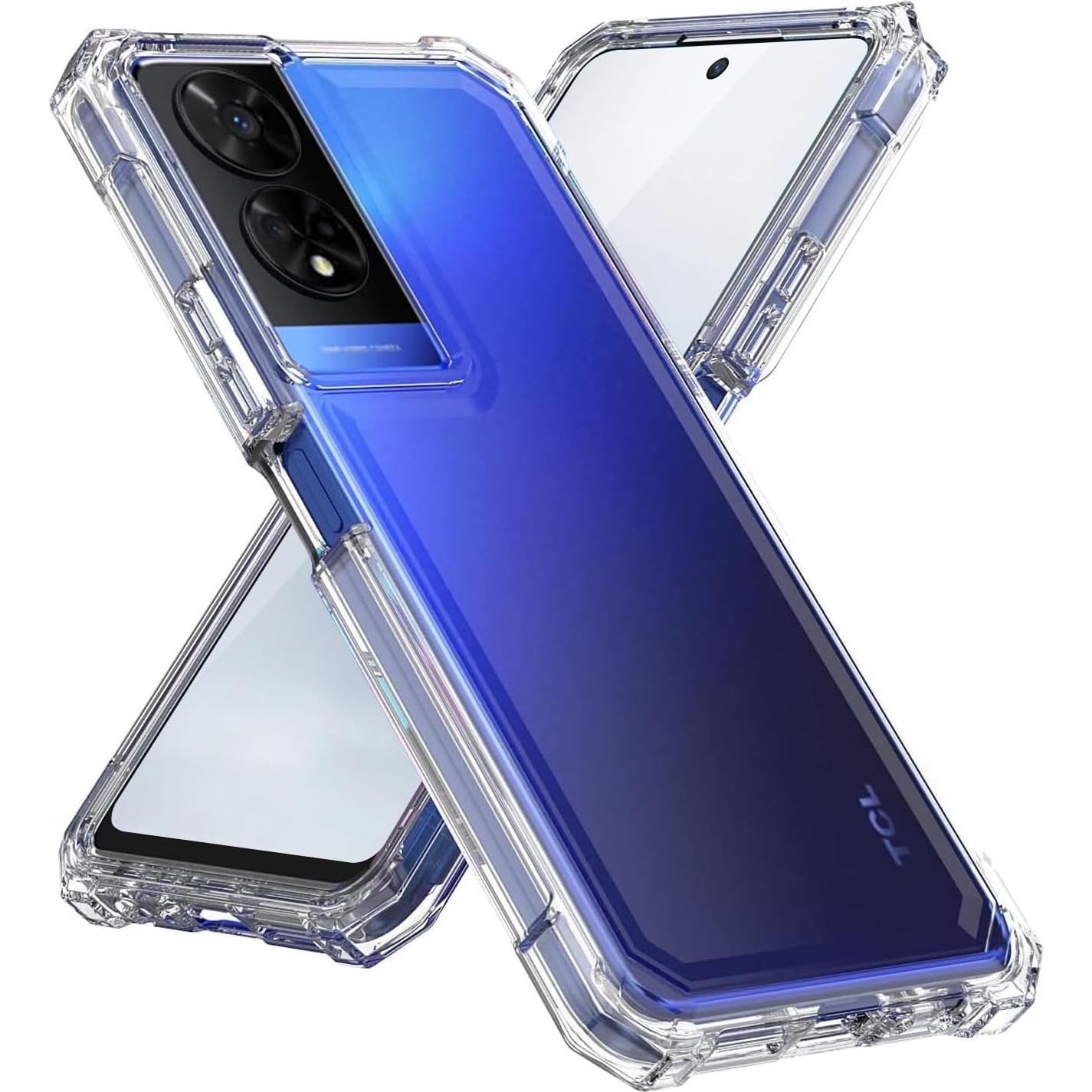 Funda Híbrida Resistente TCL 50 XE 5G con Protector Pantalla