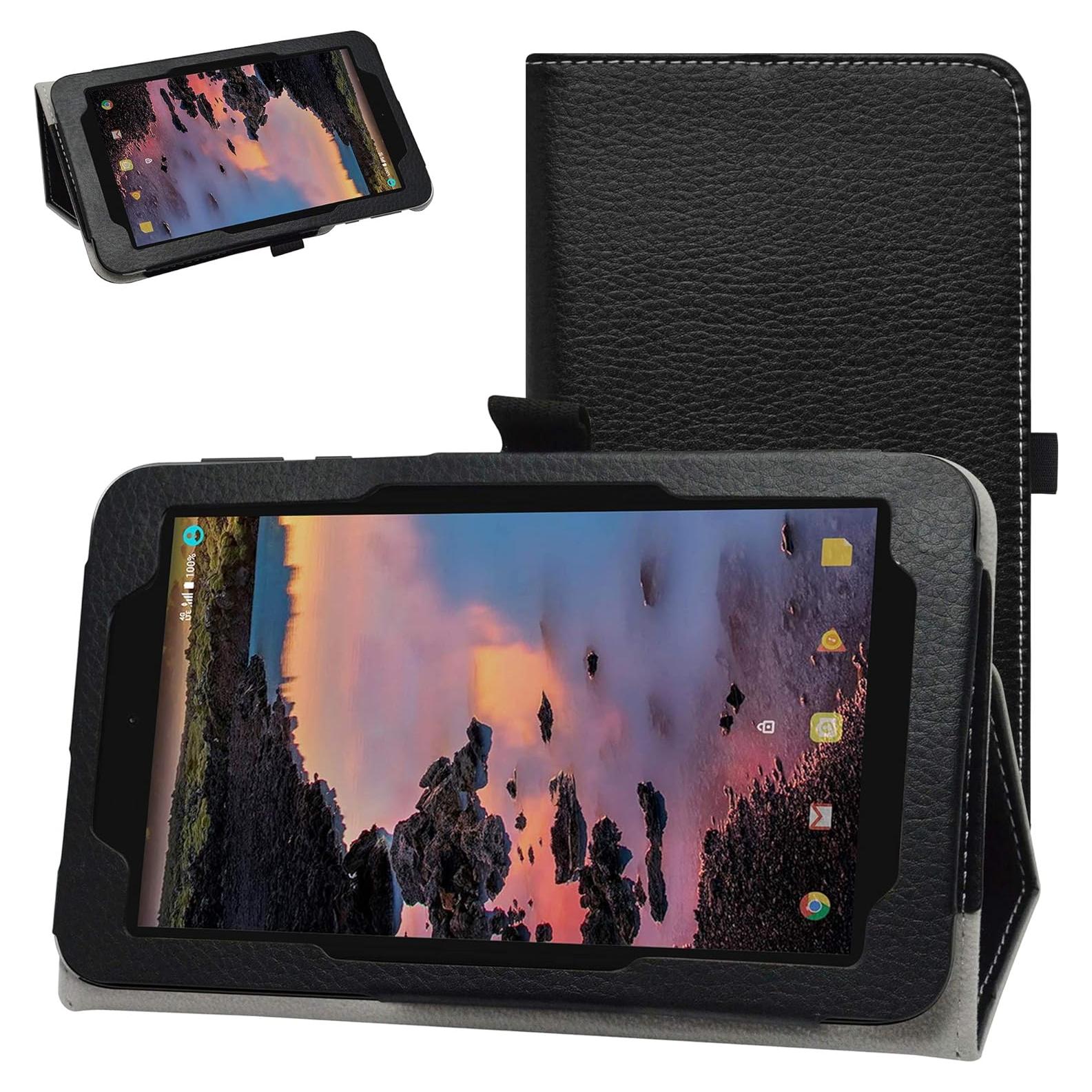 Funda Plegable Alcatel OneTouch Pixi 7 Mama Mouth Negro