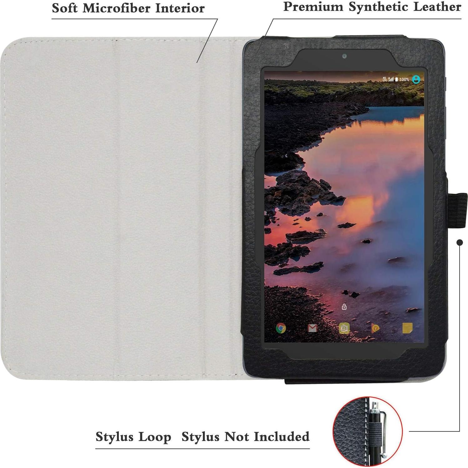 Funda Plegable Alcatel OneTouch Pixi 7 Mama Mouth Negro