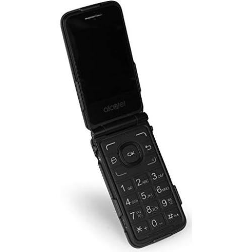 Funda Dura Protectora Nakedcellphone para Alcatel Go Flip V - Textura Negra