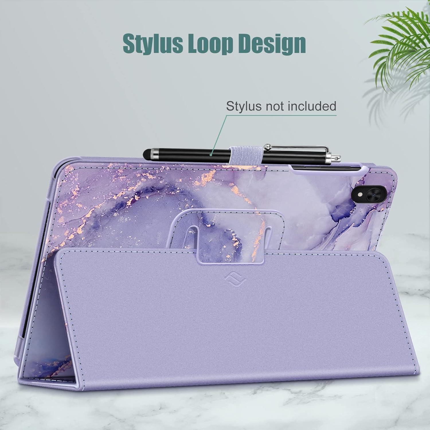 Funda Folio Fintie para Alcatel Joy Tab 2 y TCL Tab 8.0 - Cuero PU Lila