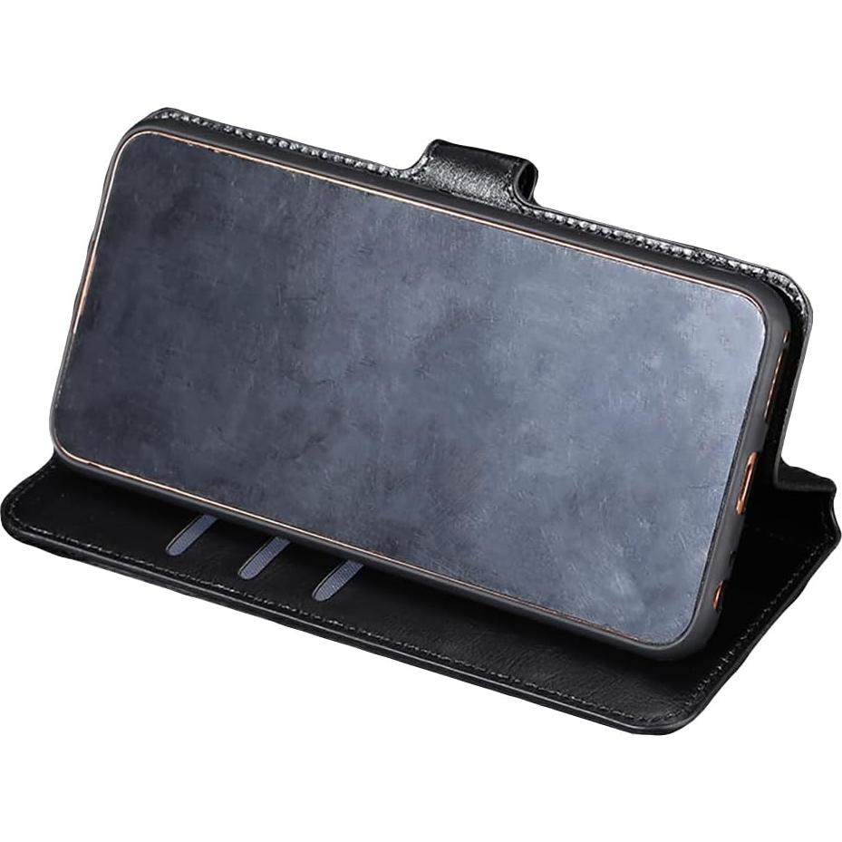 Funda Cartera Plegable Shitomua para Alcatel 1 - Negro Torre