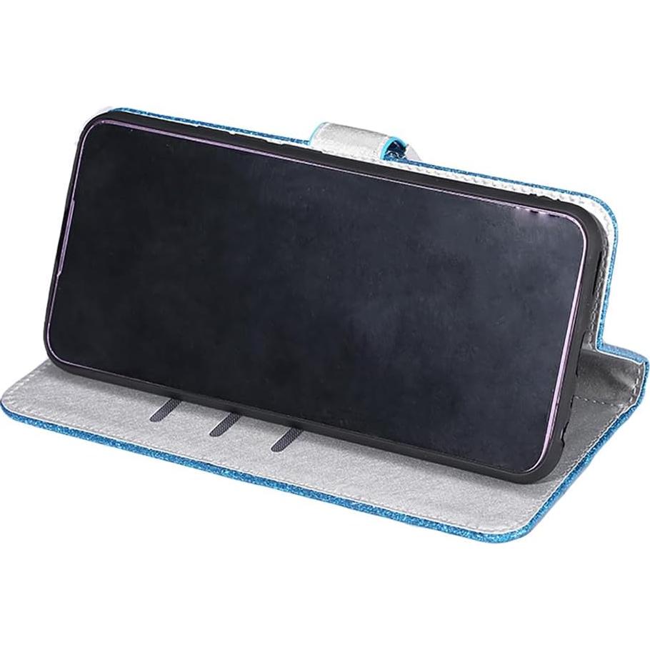 Funda Cartera Plegable Shitomua para Alcatel 1 Rojo