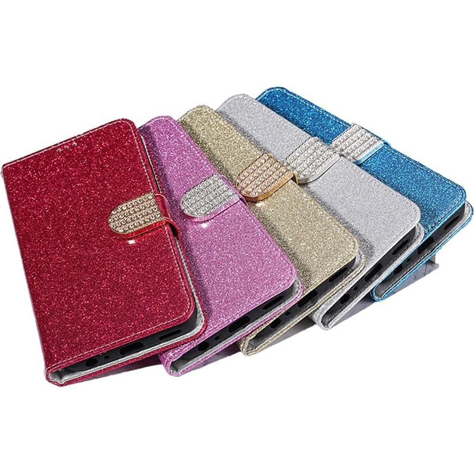 Funda Cartera Plegable Shitomua para Alcatel 1 Rojo