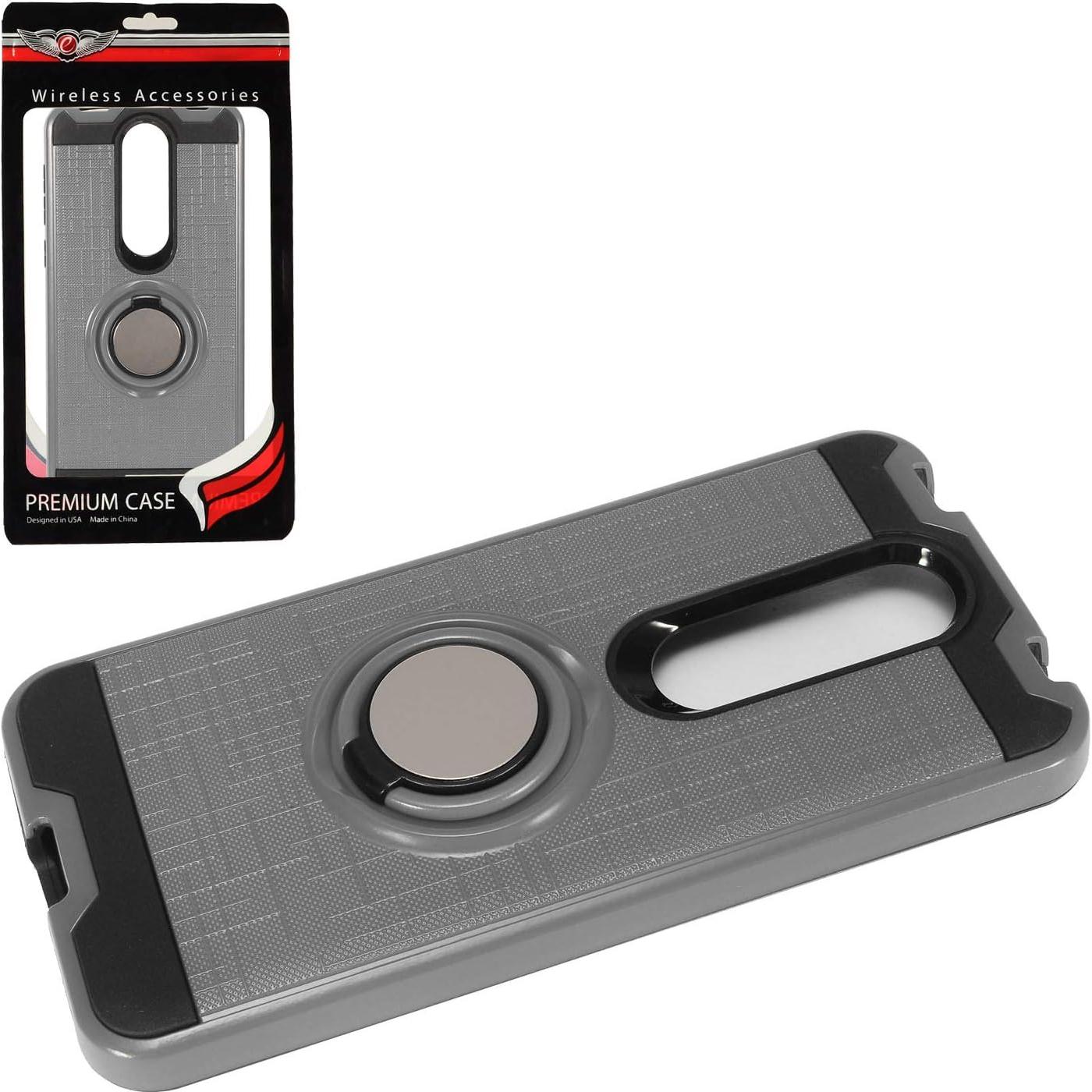 Funda Híbrida Z-GEN para Alcatel Onyx 5008R - Gris con Soporte
