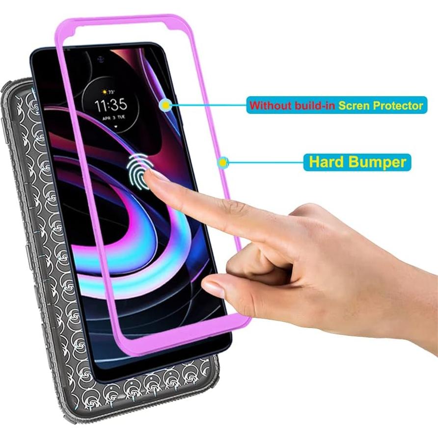 Funda Bumper Asuwish para Alcatel 3V 2019 - Protección Completa