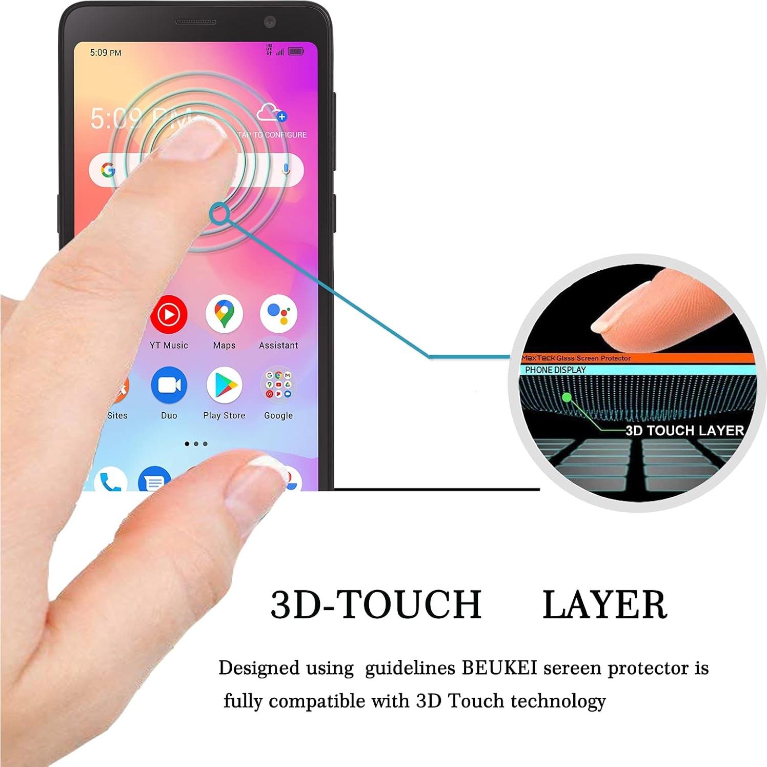 Protector de Pantalla Vidrio Templado Beukei Alcatel TCL A3 3P