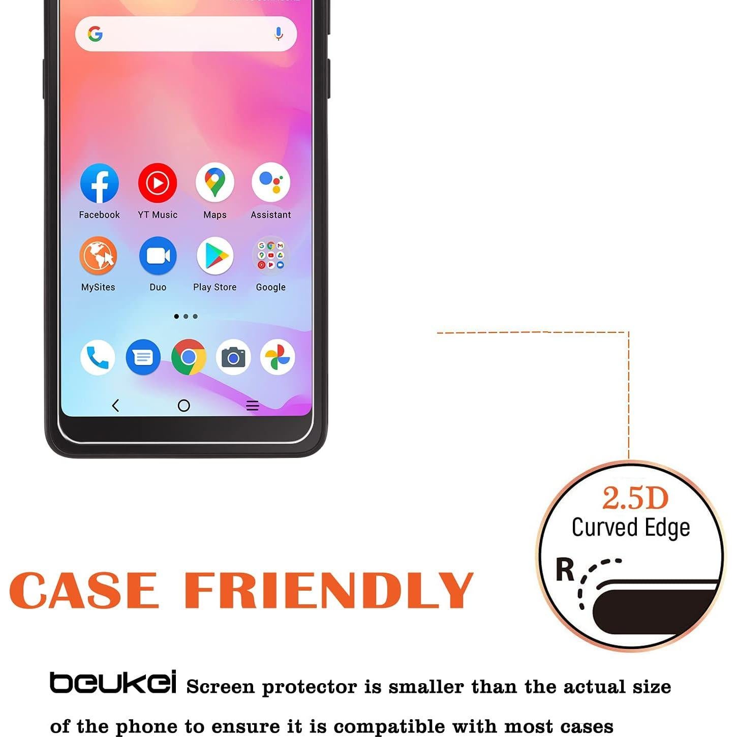 Protector de Pantalla Vidrio Templado Beukei Alcatel TCL A3 3P