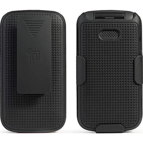 Funda con Clip para Alcatel Smartflip/Go Flip 3 Nakedcellphone