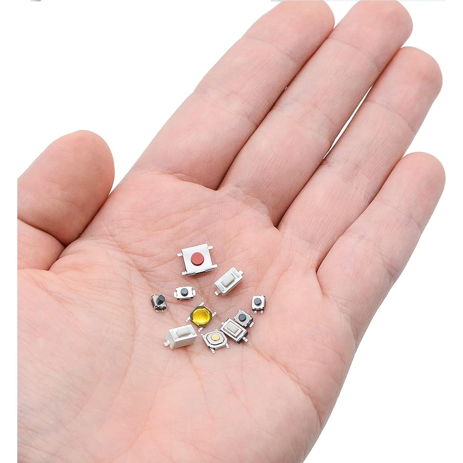 Kit de 200 Interruptores Táctiles Micro Momentáneo QTEATAK