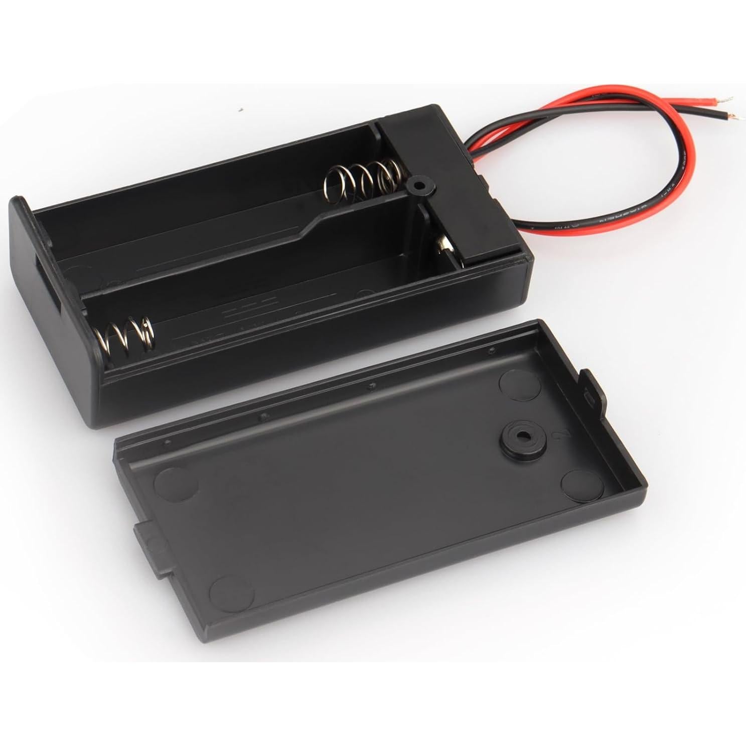 Soportes de Batería AA con Cables y Interruptor VWEICYY - 6 Piezas