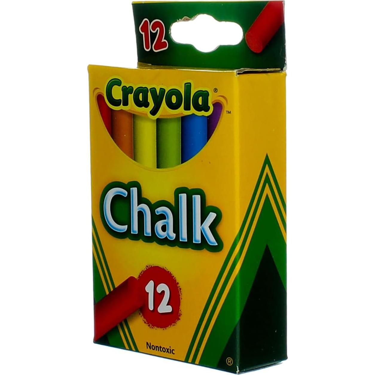 Tizas de colores Crayola 12 unidades - 2 paquetes