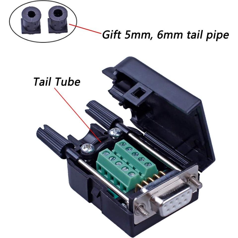 Conectores DB9 Hembra Sin Soldadura Anmbest 2 Piezas