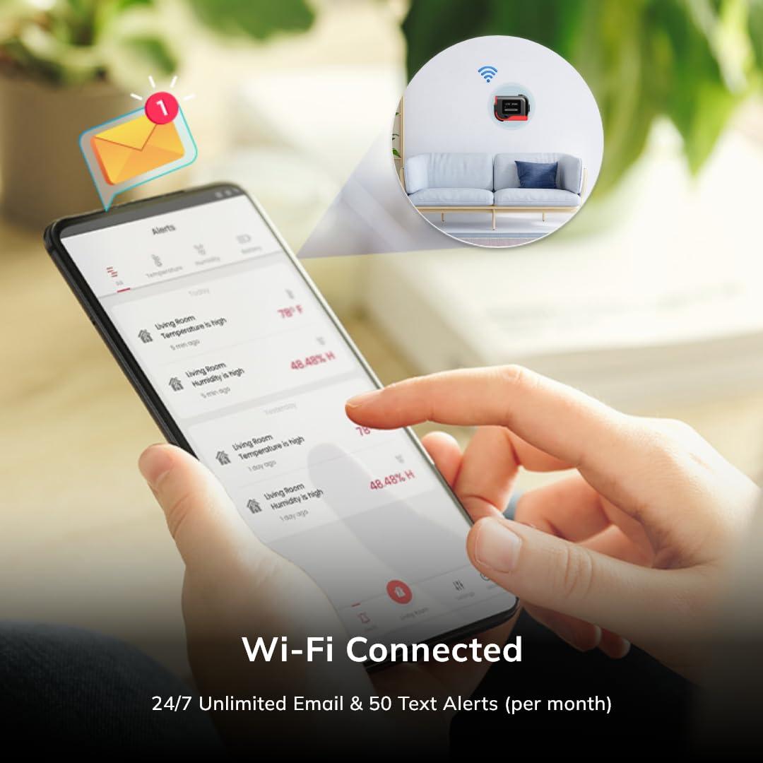 Sensor de Temperatura y Humedad WiFi TempCube PRO - Alertas 24/7