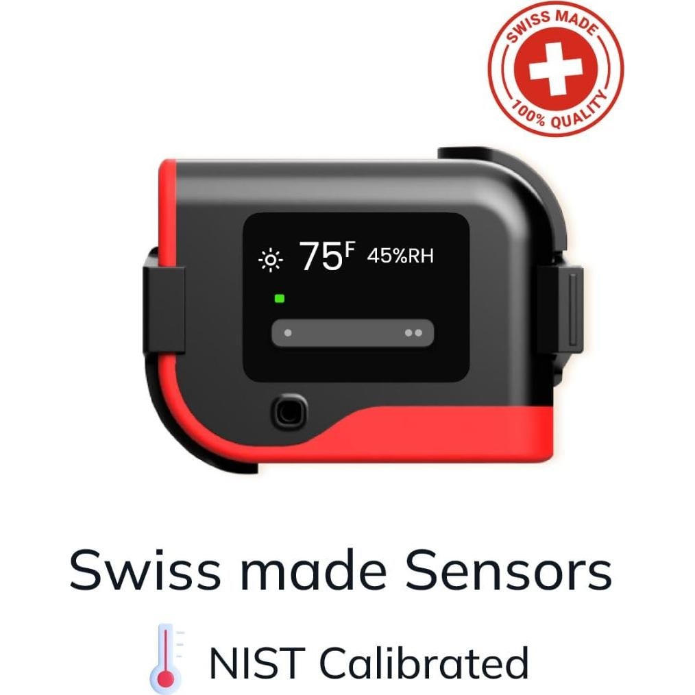 Sensor de Temperatura y Humedad WiFi TempCube PRO - Alertas 24/7