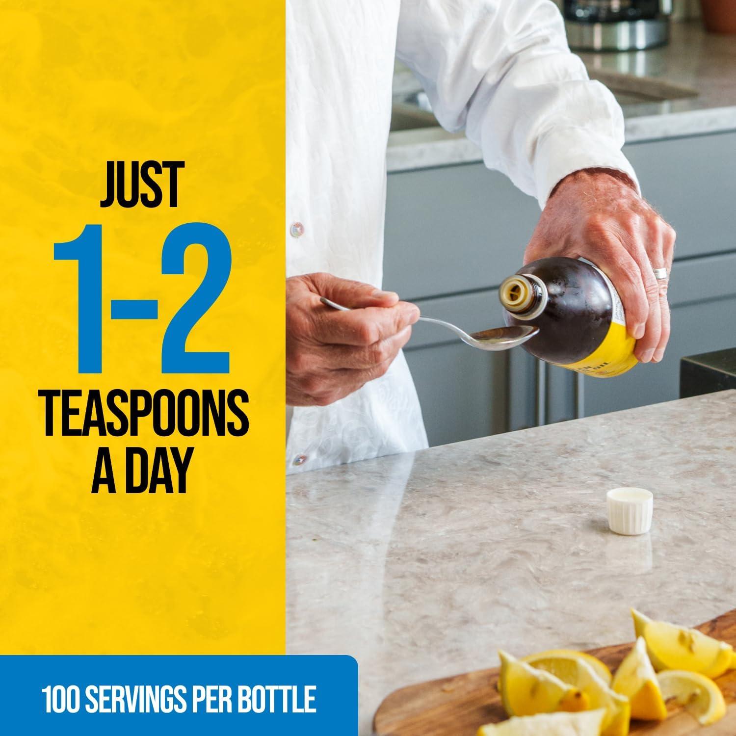 Aceite de Hígado de Bacalao On Target Living 473 ml Limón Orgánico